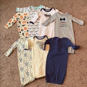 Bundle of 7 Boys Sleeping Gowns